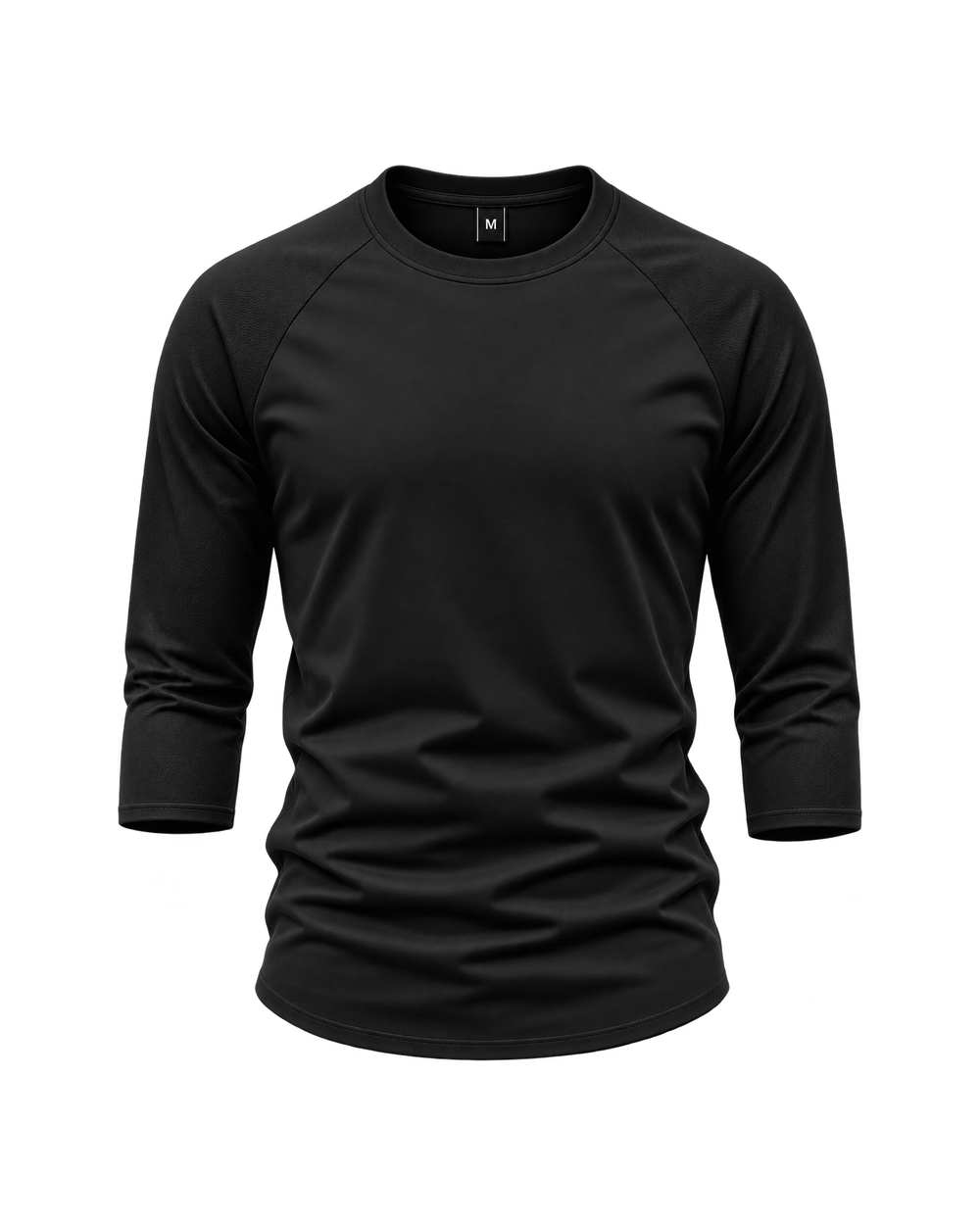 Raglan Black Tee