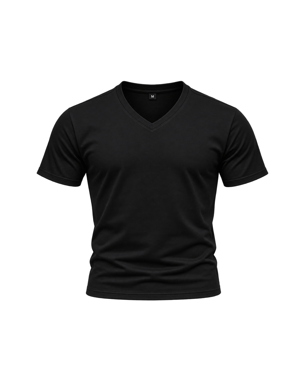 V-Neck Black Tee