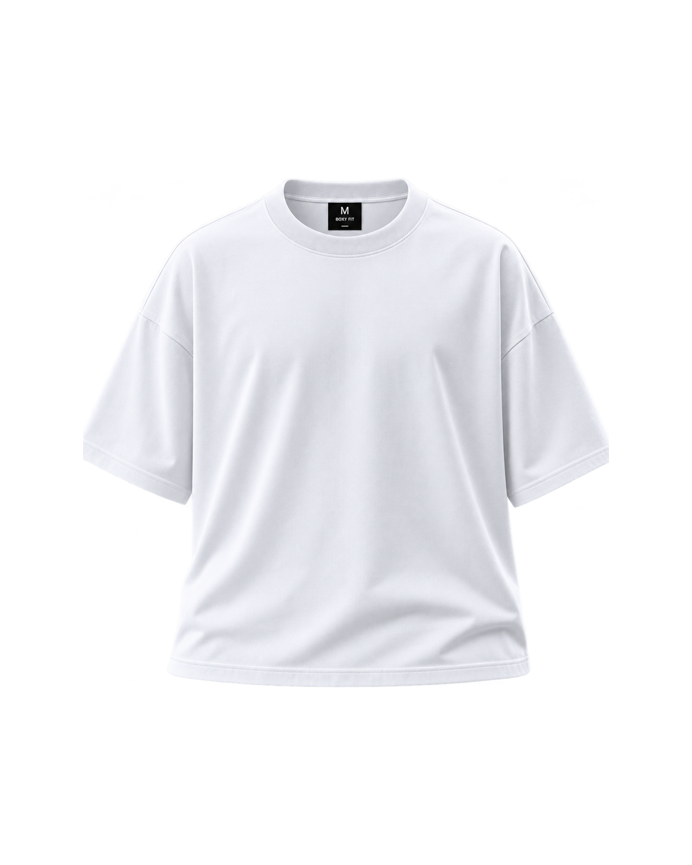 Boxy-Fit White Tee