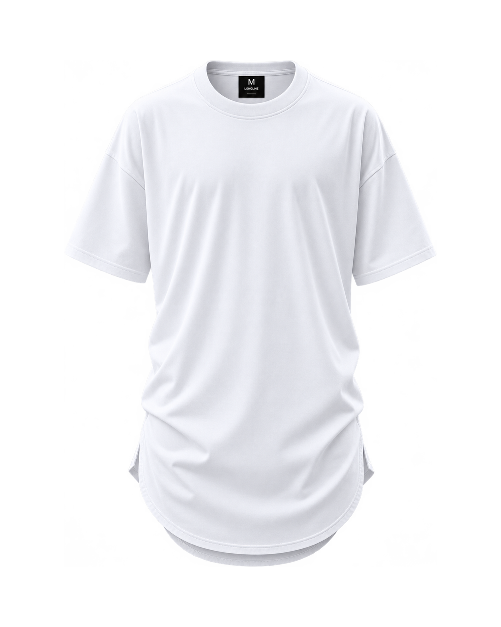 Longline White Tee