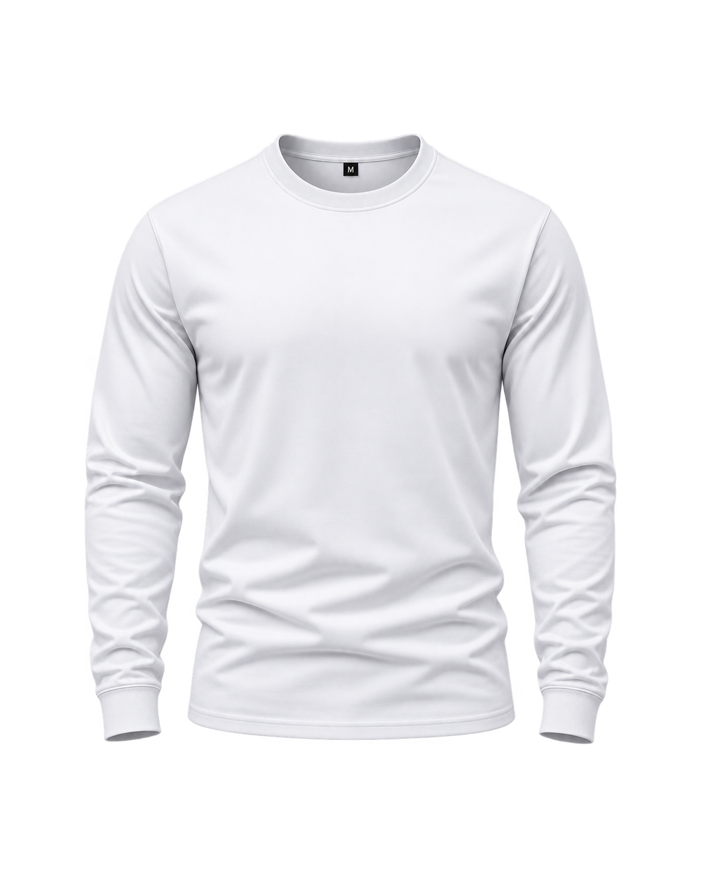 Long-Sleeve White Tee