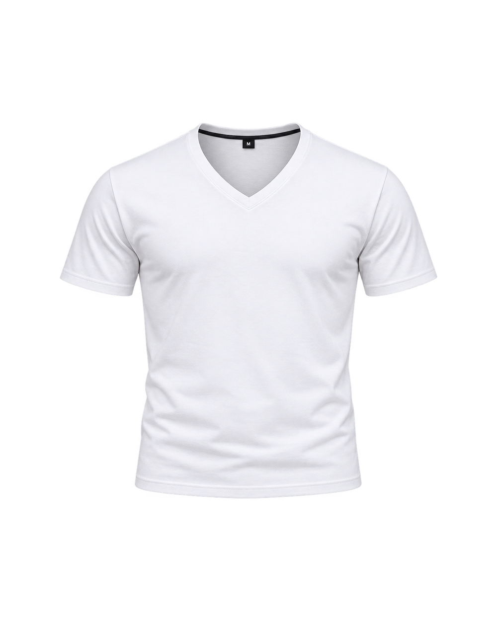 V-Neck White Tee